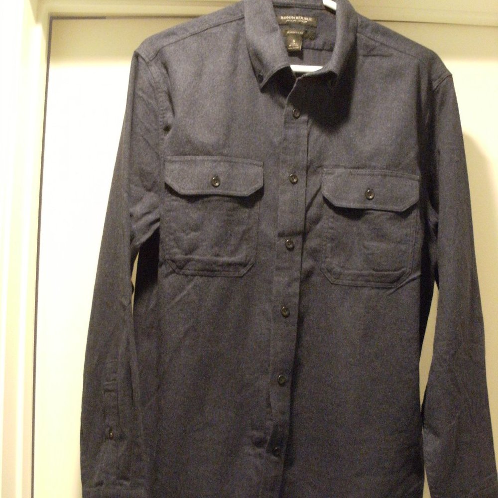 Banana Republic Organic Cotton Soft Flannel Men's Shirt